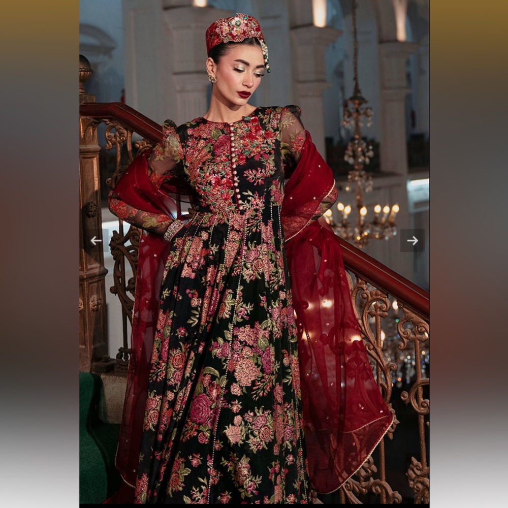 Zainab Salman Dress- Black Dahlia